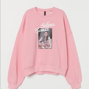 Selena Gomez Pink Sweatshirt